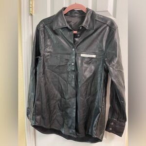 KIMHĒKIM Vegan leather shirt (unisex)
